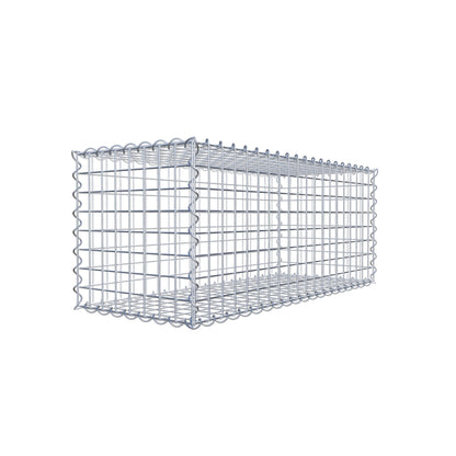 Lot de 2 gabions 100 cm x 40 cm x 40 cm (L x H x P), mailles 5 x 5 cm, spirale