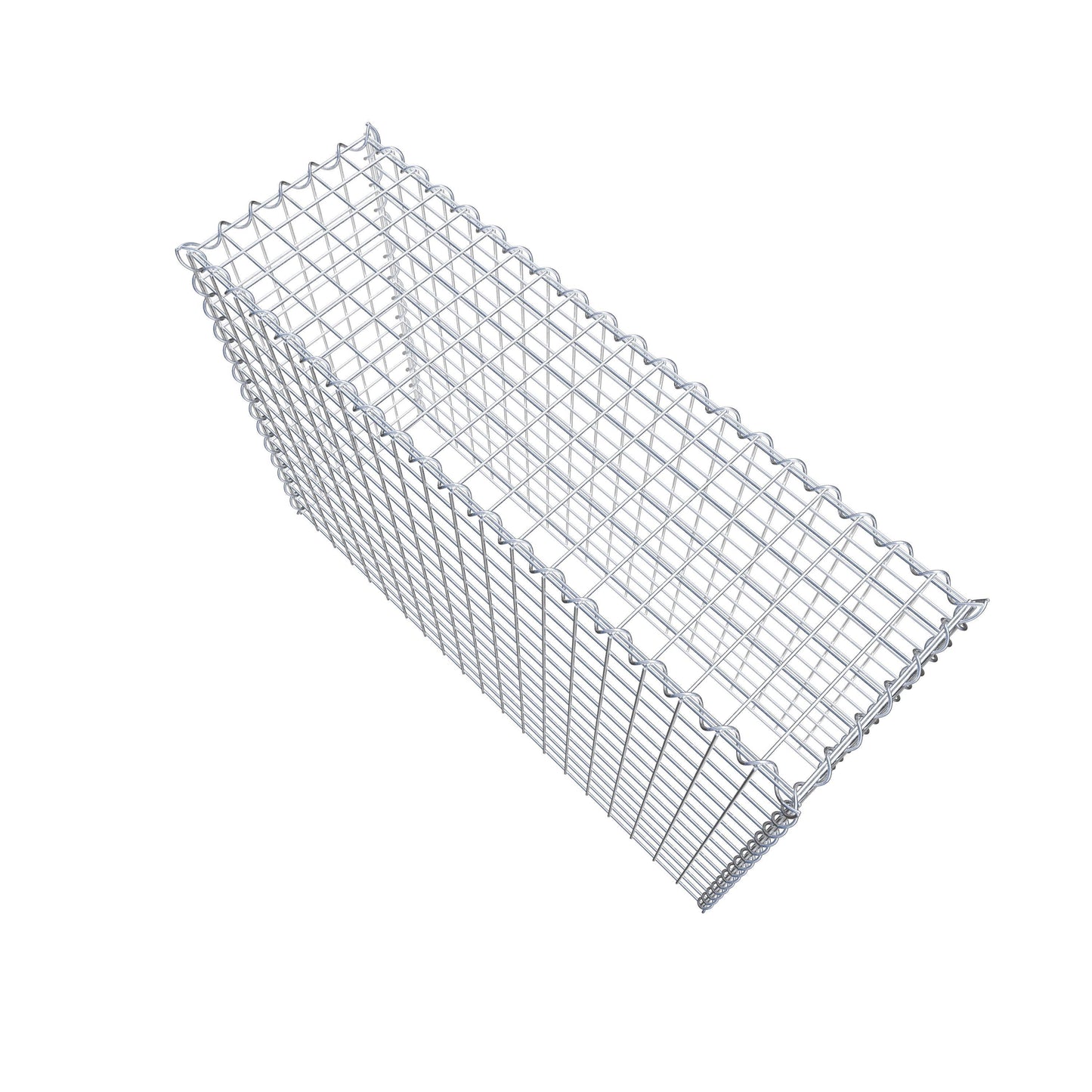 Gabbione aggiuntivo tipo 3 100 cm x 70 cm x 30 cm (L x H x P), dimensione maglia 5 cm x 5 cm, a spirale