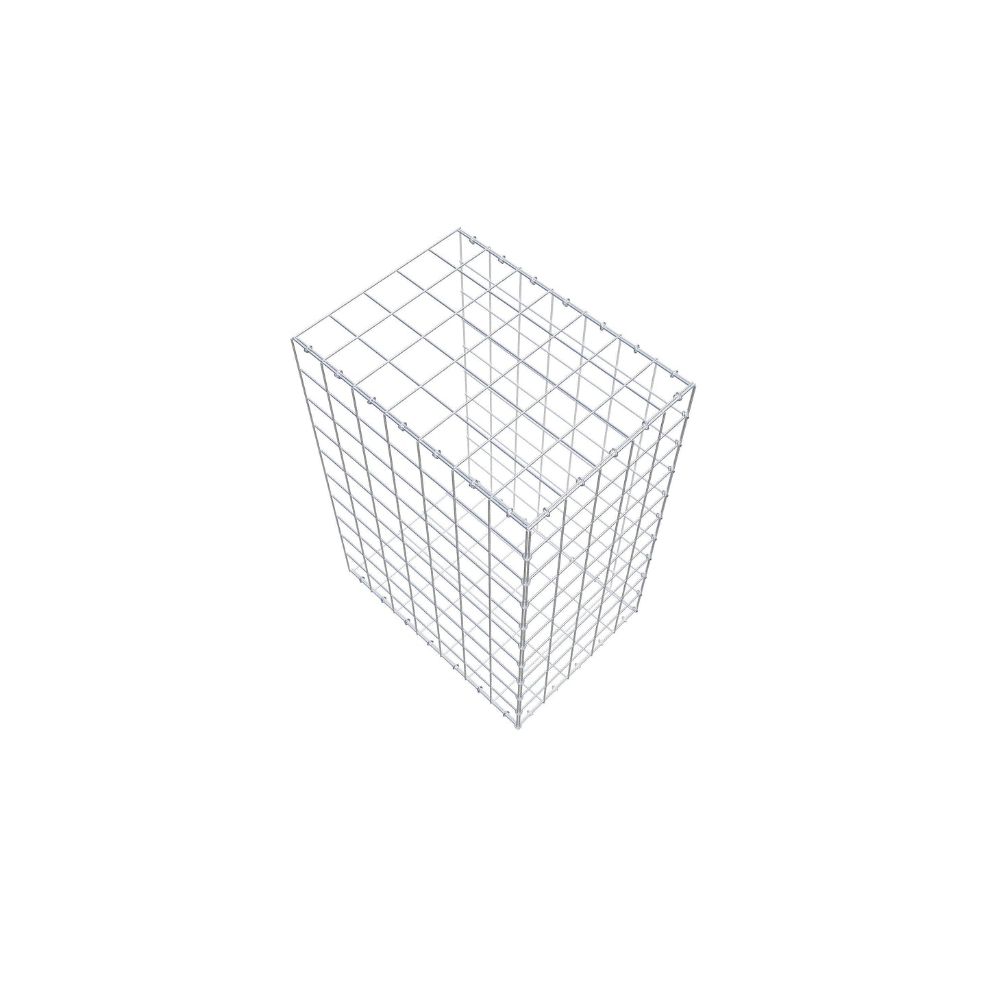 Type 2 oplegkorf 100 cm x 70 cm x 50 cm (L x H x D), maaswijdte 10 cm x 10 cm, C-ring