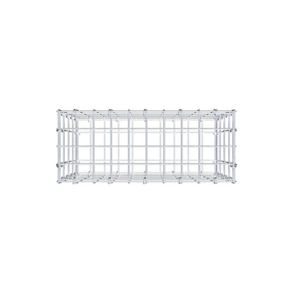 Schanskorf 50 cm x 40 cm x 20 cm (L x H x D), maaswijdte 5 cm x 10 cm, C-ring