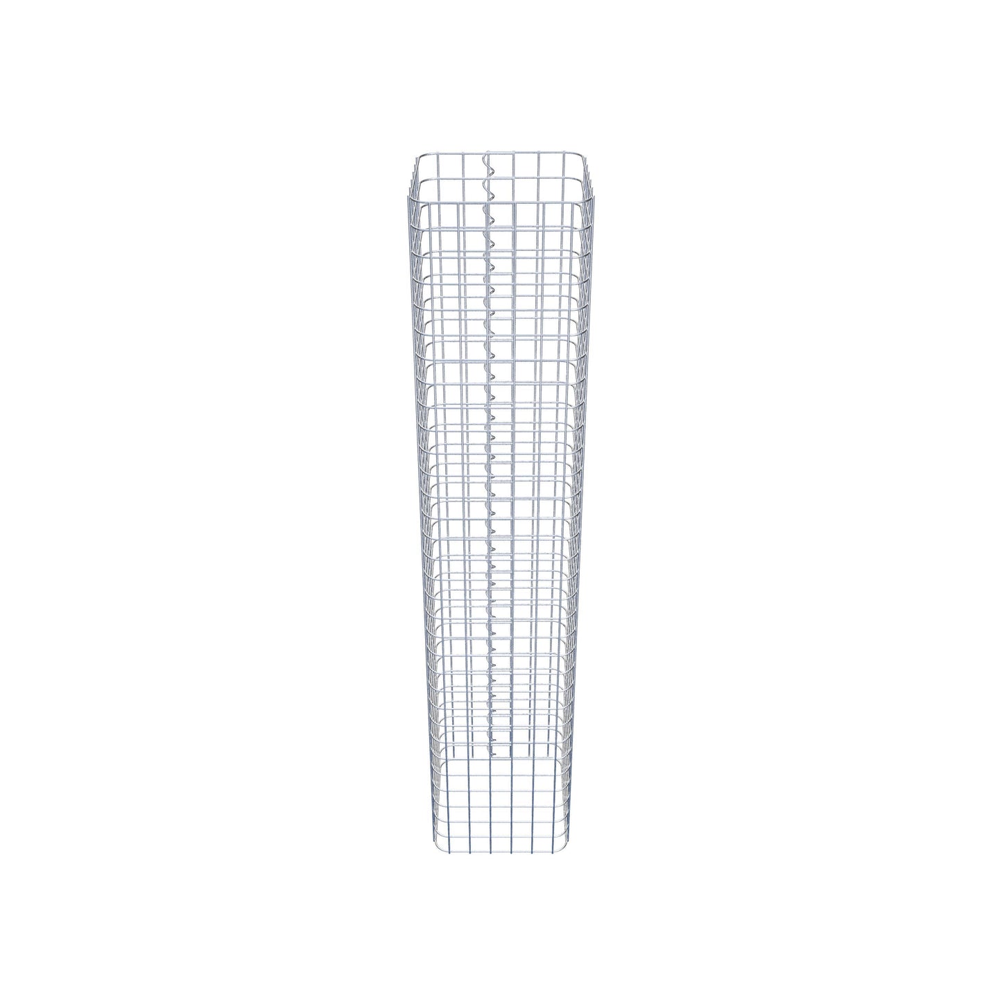 Gabionensäule eckig 32 cm x 32 cm, 160 cm Höhe, MW 5 cm x 5 cm