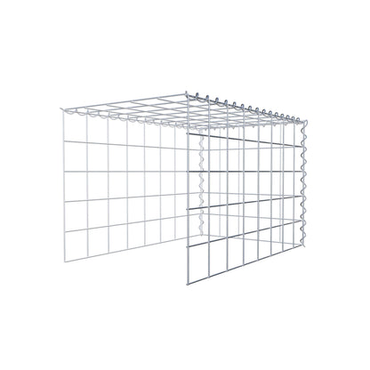 Gavión complementario tipo 4 80 cm x 50 cm x 50 cm (L x A x P), malla 10 cm x 10 cm, espiral