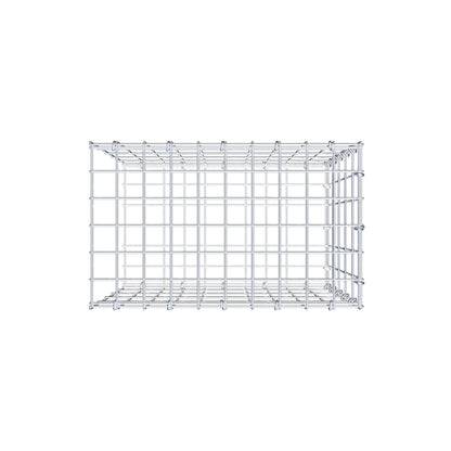 Anbaugabione Typ 2 50 cm x 50 cm x 30 cm, Maschenweite 5 cm x 10 cm, C-Ring