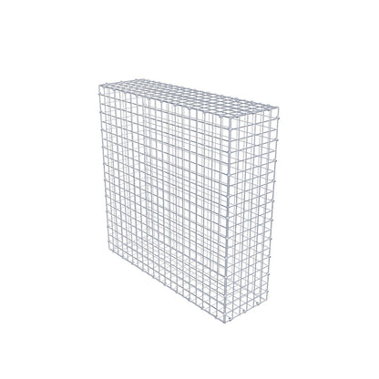Gabbione 100 cm x 100 cm x 30 cm (L x H x P), maglia 5 x 5 cm, anello a spirale