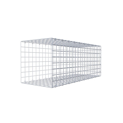 Gavión complementario de tipo 2 100 cm x 40 cm x 40 cm (largo x alto x fondo), malla 5 cm x 5 cm, anillo en C