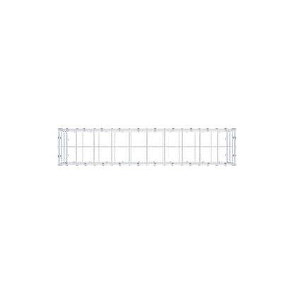Gabion 100 cm x 30 cm x 20 cm (L x H x P), mailles 10 x 10 cm, anneau en spirale