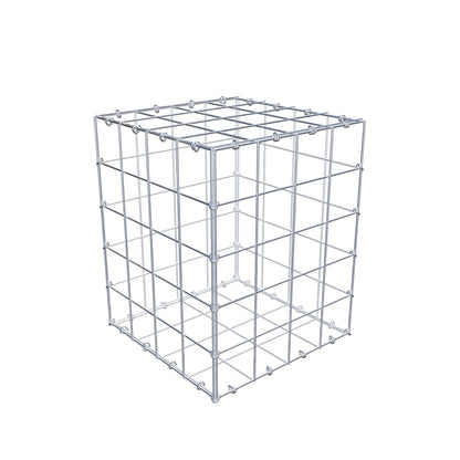 Gabione 50 cm x 40 cm x 40 cm (L x H x T), Maschenweite 10 cm x 10 cm, C-Ring