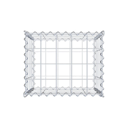 Gabion 50 cm x 40 cm x 40 cm (L x H x P), mailles 10 cm x 10 cm, spirale