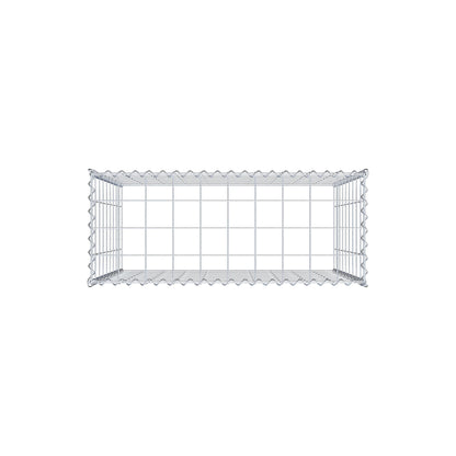 Anbaugabione Typ 3 100 cm x 90 cm x 40 cm (L x H x T), Maschenweite 10 cm x 10 cm, Spirale