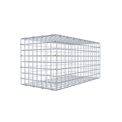 Gabbione 80 cm x 40 cm x 40 cm (L x H x P), maglia 5 cm x 5 cm, anello a C