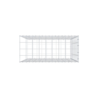 Fourche rapportée type 2 100 cm x 90 cm x 40 cm (L x H x P), mailles 10 cm x 10 cm, anneau C