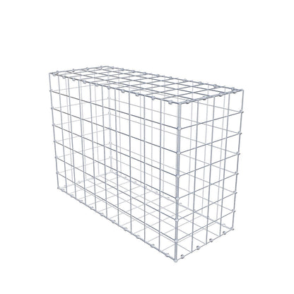 Gabione 100 cm x 70 cm x 40 cm (L x H x T), Maschenweite 10 x 10 cm, Spiralring