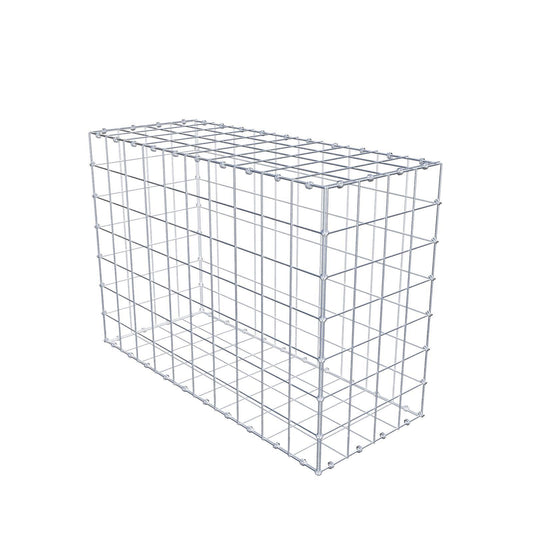 Gabion 100 cm x 70 cm x 40 cm (L x H x D), mesh size 10 x 10 cm, spiral ring