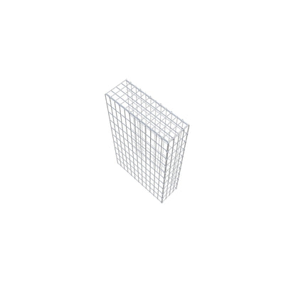 Type 4 oplegkorf 100 cm x 60 cm x 20 cm (L x H x D), maaswijdte 5 cm x 10 cm, C-ring