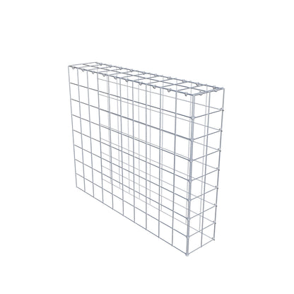 Anbaugabione Typ 4 100 cm x 80 cm x 20 cm (L x H x T), Maschenweite 10 cm x 10 cm, C-Ring