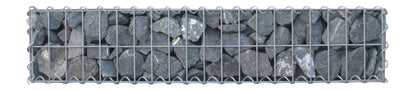 Gavión 100 cm x 20 cm x 30 cm (largo x alto x fondo), malla 5 cm x 10 cm, en espiral