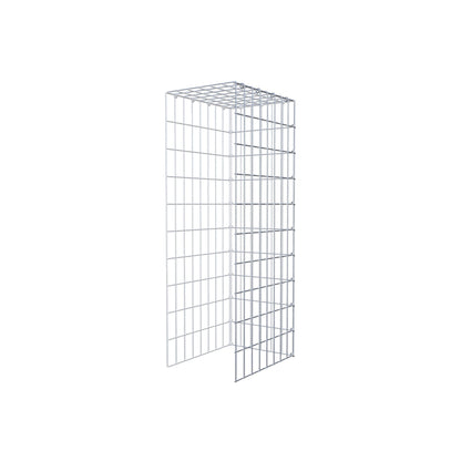 Anbaugabione Typ 4 100 cm x 40 cm x 30 cm (L x H x T), Maschenweite 5 cm x 10 cm, C-Ring