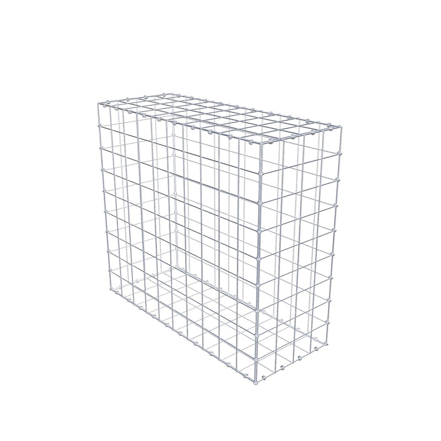 Schanskorf 100 cm x 90 cm x 40 cm (L x H x D), maaswijdte 10 x 10 cm, spiraalring