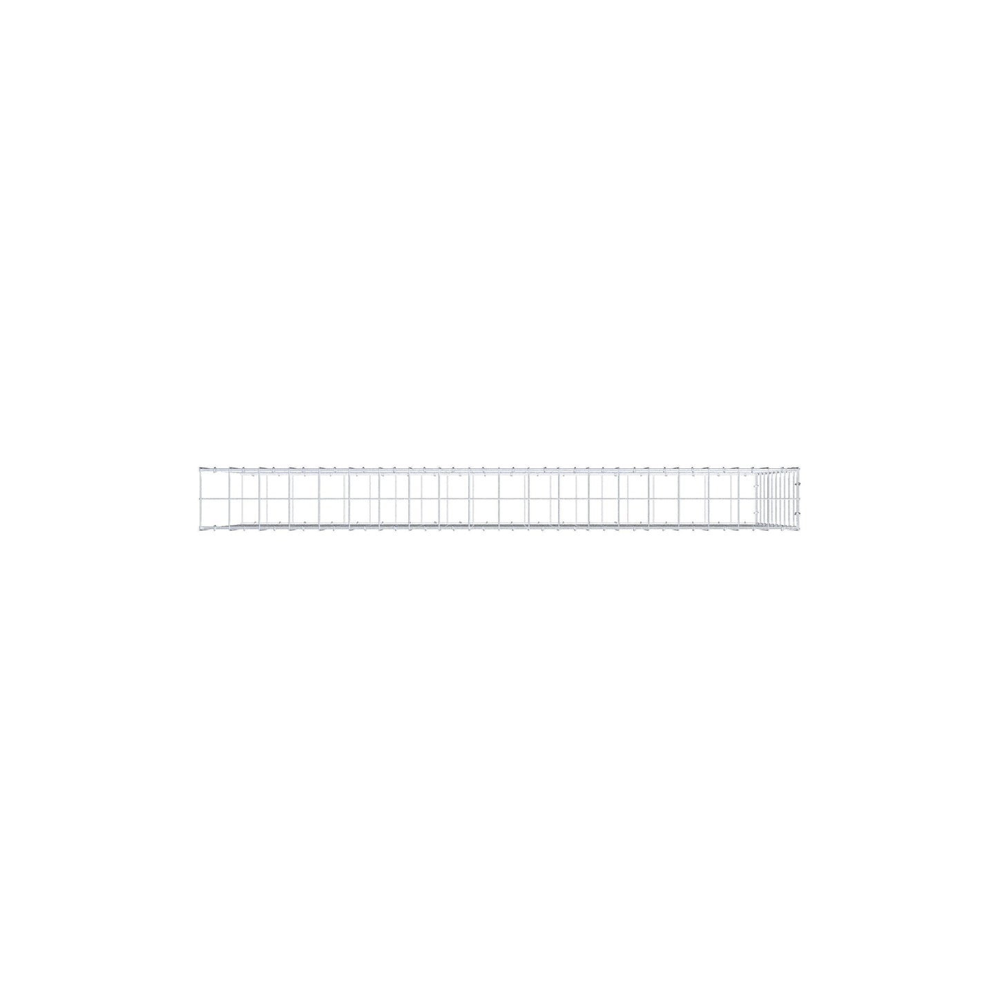 Anbaugabione Typ 2 200 cm x 100 cm x 20 cm (L x H x T), Maschenweite 10 cm x 10 cm, C-Ring
