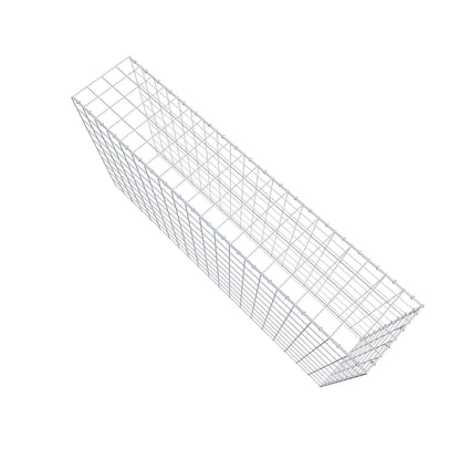 Fourche rapportée type 4 200 cm x 100 cm x 40 cm (L x H x P), maille 10 cm x 10 cm, anneau en C