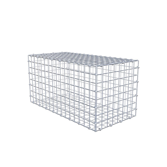Gabbione 80 cm x 40 cm x 40 cm (L x H x P), maglia 5 x 5 cm, anello a spirale