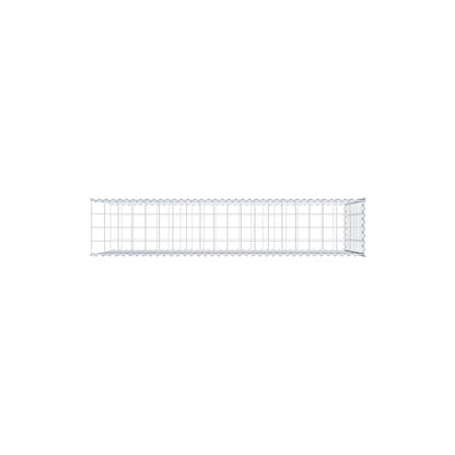 Anbaugabione Typ 2 200 cm x 100 cm x 40 cm (L x H x T), Maschenweite 10 cm x 10 cm, Spirale