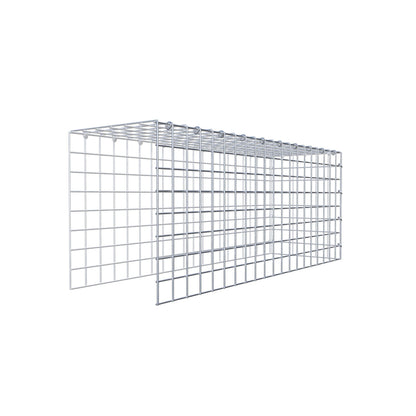 Fourche rapportée type 4 100 cm x 40 cm x 30 cm (L x H x P), mailles 5 cm x 5 cm, anneau C