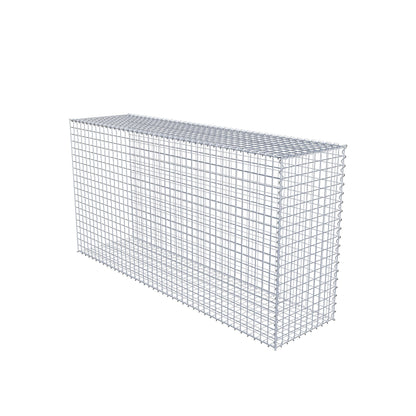Gabbione aggiuntivo tipo 2 200 cm x 100 cm x 50 cm (L x A x P), maglia 5 cm x 5 cm, a spirale