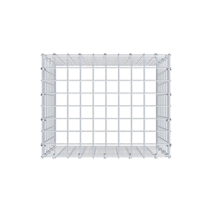 Anbaugabione Typ 3 50 cm x 40 cm x 40 cm (L x H x T), Maschenweite 5 cm x 5 cm, C-Ring