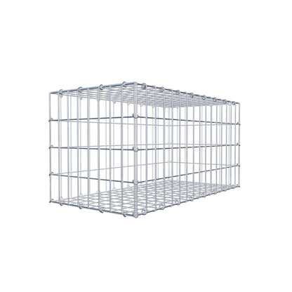 Gabion 80 cm x 40 cm x 40 cm (L x H x D), maskestørrelse 5 cm x 10 cm, C-ring