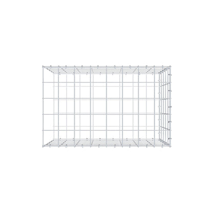Toegevoegde pool type 2 80 cm x 50 cm x 50 cm (L x H x D), maaswijdte 10 cm x 10 cm, C-ring
