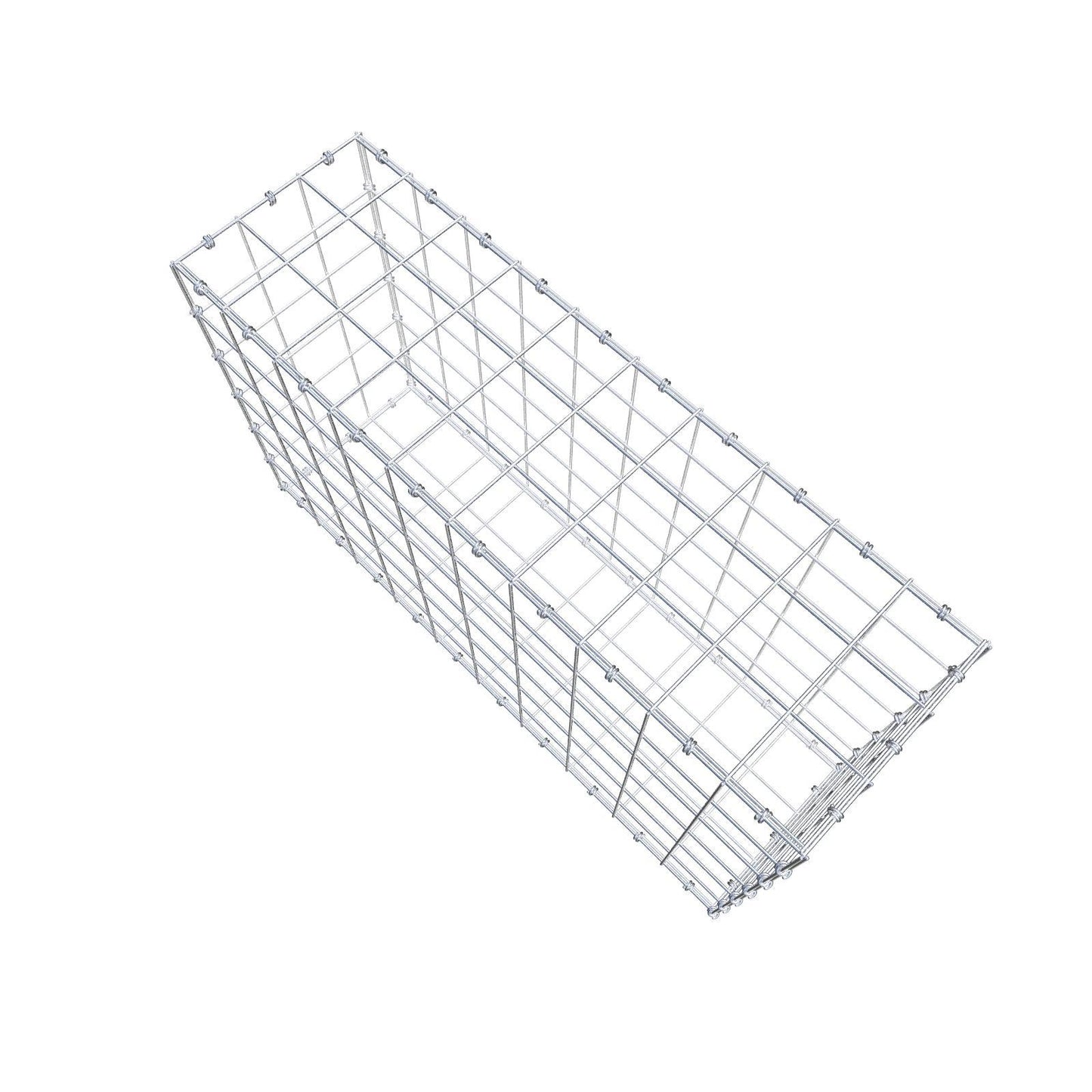 Gabion 100 cm x 60 cm x 30 cm (L x H x D), mesh size 10 x 10 cm, spiral ring