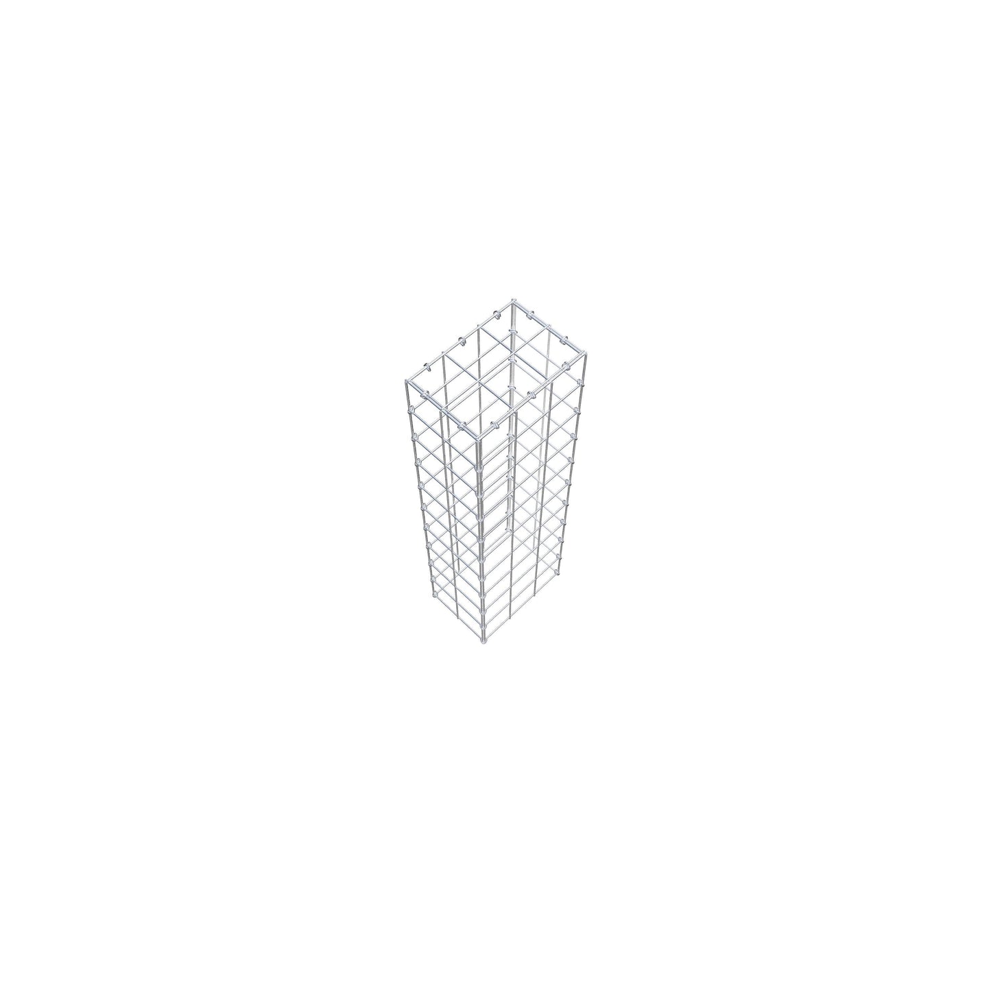 Fourche rapportée type 3 100 cm x 20 cm x 30 cm (L x H x P), maille 10 cm x 10 cm, anneau en C