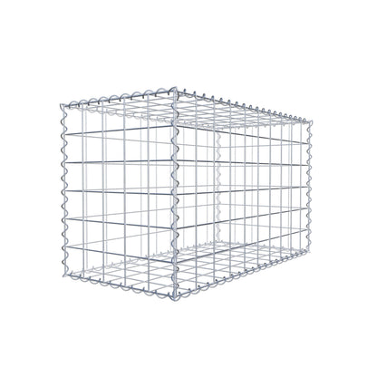 Gabione 100 cm x 60 cm x 50 cm (L x H x T), Maschenweite 10 cm x 10 cm, Spirale