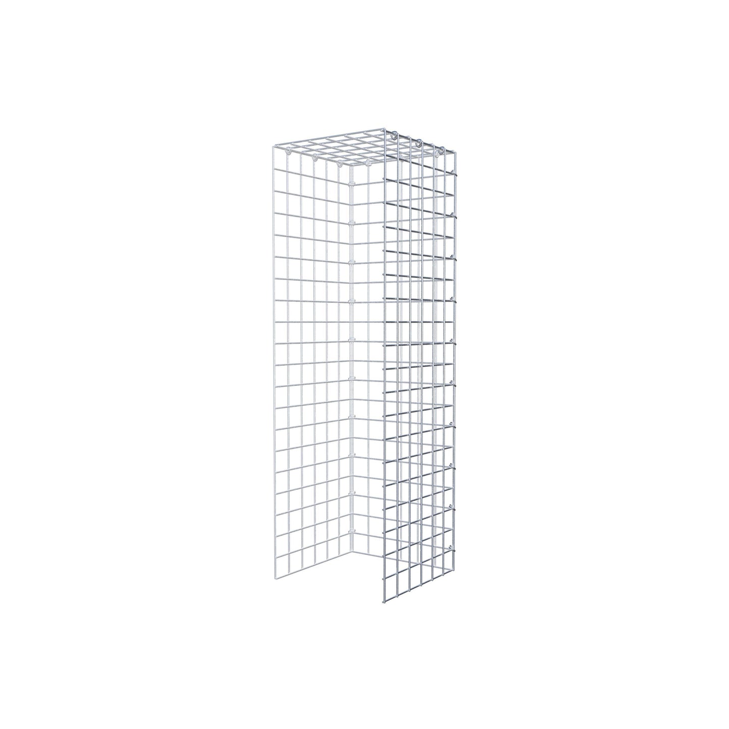 Fourche rapportée type 4 100 cm x 30 cm x 30 cm (L x H x P), mailles 5 cm x 5 cm, anneau C