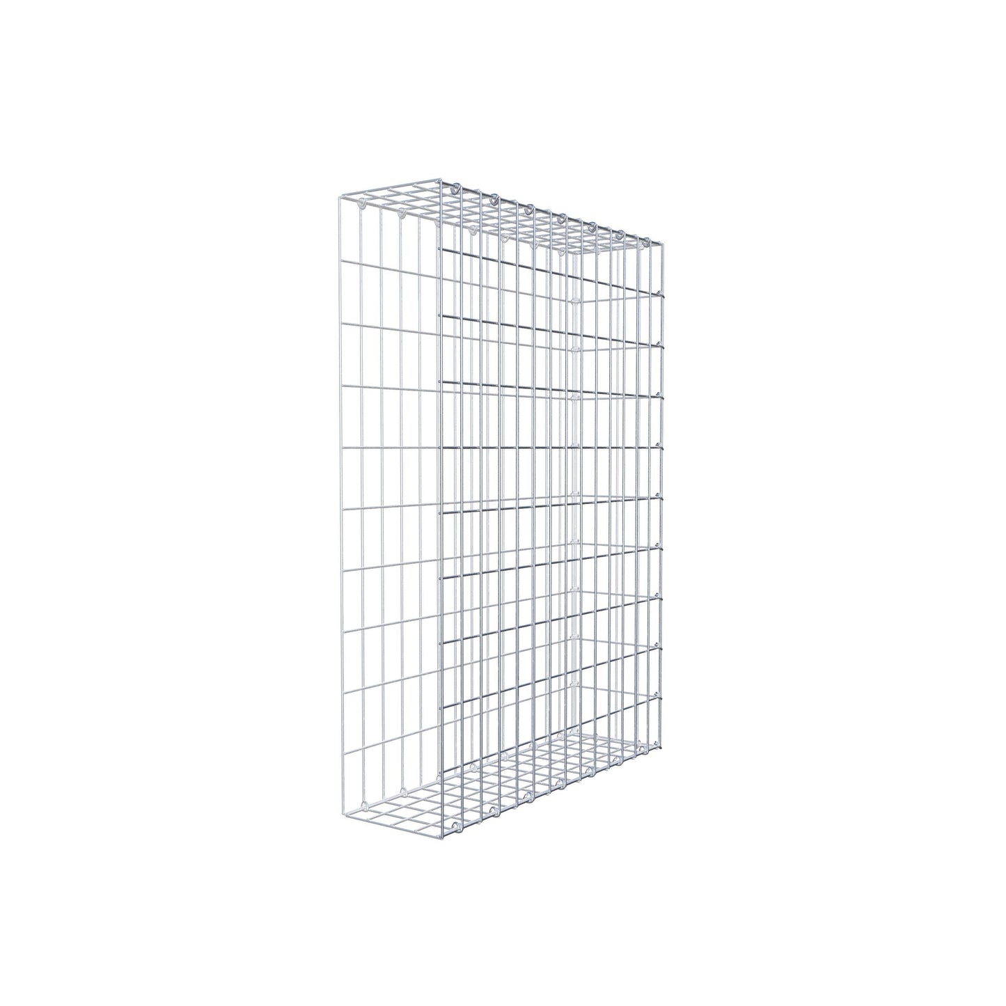 Monteret gabion type 2 100 cm x 70 cm x 20 cm, maskestørrelse 5 cm x 10 cm, C-ring