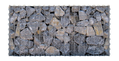 Schanskorf 80 cm x 40 cm x 30 cm (L x H x D), maaswijdte 5 cm x 10 cm, spiraalvormig