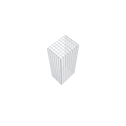 Anbaugabione Typ 2 100 cm x 30 cm x 40 cm (L x H x T), Maschenweite 5 cm x 5 cm, C-Ring