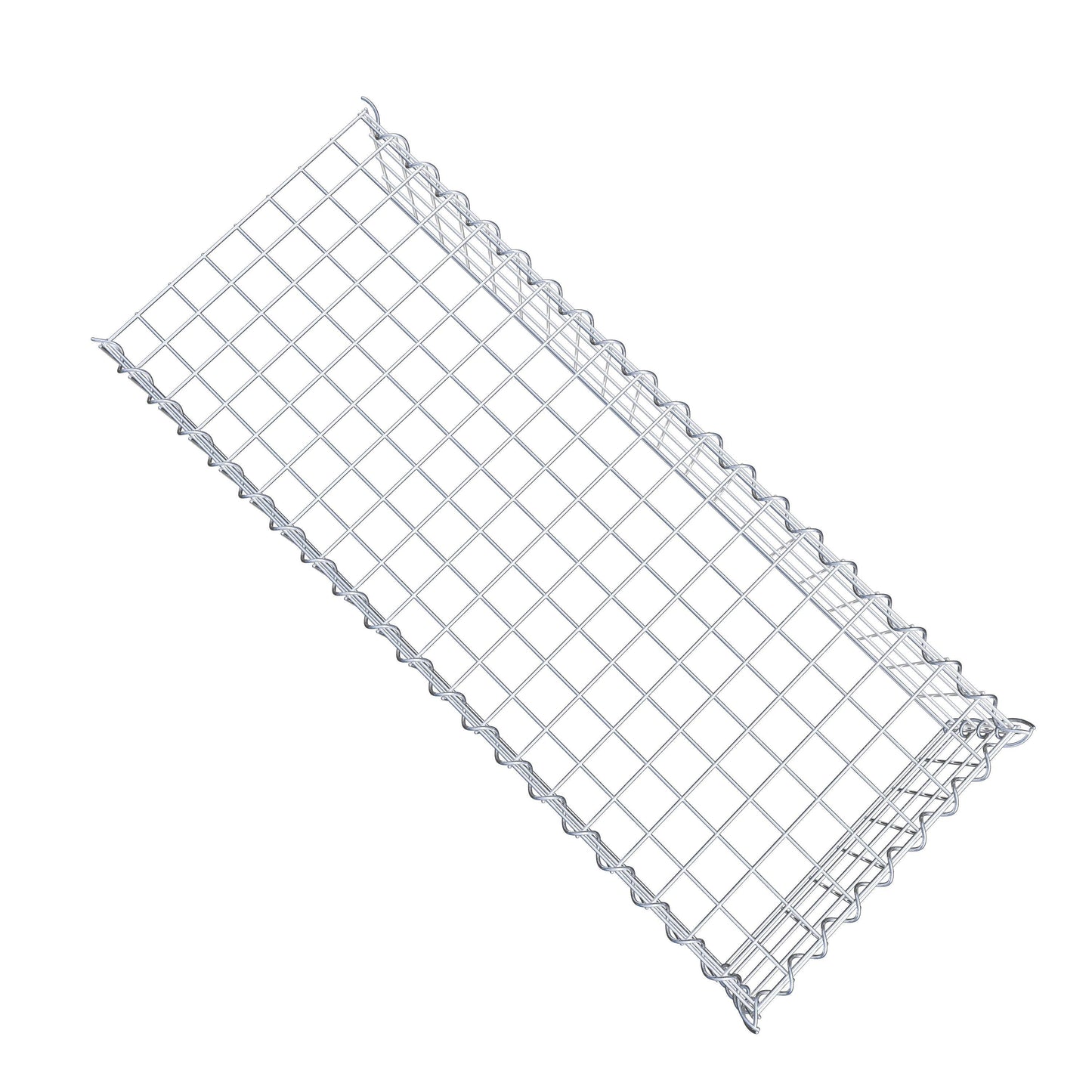 Add-on schanskorf type 4 100 cm x 20 cm x 40 cm (L x H x D), maaswijdte 5 cm x 5 cm, spiraalvormig