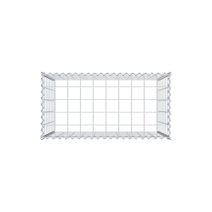 Anbaugabione Typ 3 100 cm x 70 cm x 50 cm (L x H x T), Maschenweite 10 cm x 10 cm, Spirale