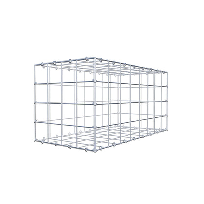 Gabbione 80 cm x 40 cm x 40 cm (L x H x P), maglia 10 cm x 10 cm, anello a C