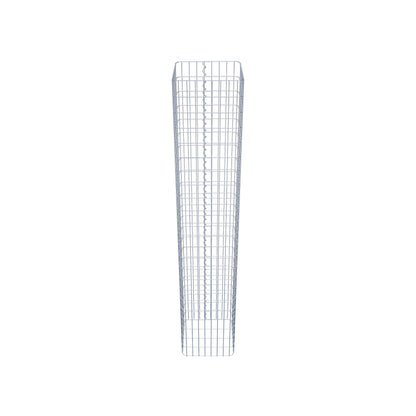 Gabionensäule eckig 42 cm x 42 cm, 230 cm Höhe, MW 5 cm x 10 cm