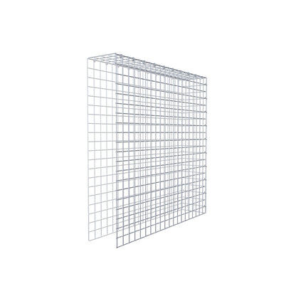 Monteret gabion type 4 100 cm x 100 cm x 20 cm (L x H x D), maskestørrelse 5 cm x 5 cm, C-ring