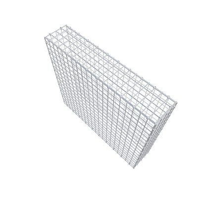 Gabion 100 cm x 90 cm x 20 cm (L x H x D), maskestørrelse 5 cm x 5 cm, C-ring