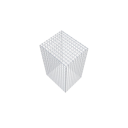 Anbaugabione Typ 3 100 cm x 60 cm x 50 cm (L x H x T), Maschenweite 5 cm x 5 cm, C-Ring