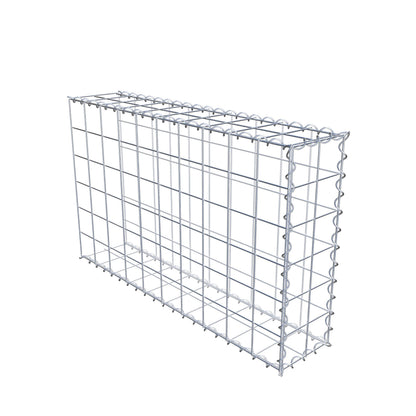 Anbaugabione Typ 2 100 cm x 60 cm x 20 cm (L x H x T), Maschenweite 10 cm x 10 cm, Spirale