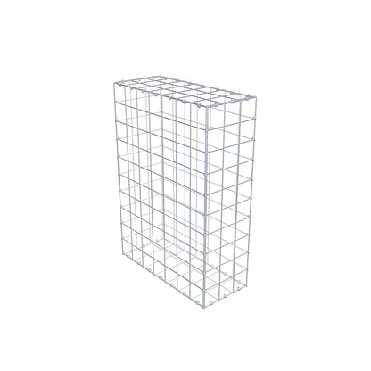 Gavión 100 cm x 70 cm x 30 cm (L x A x P), malla 10 cm x 10 cm, anillo en C