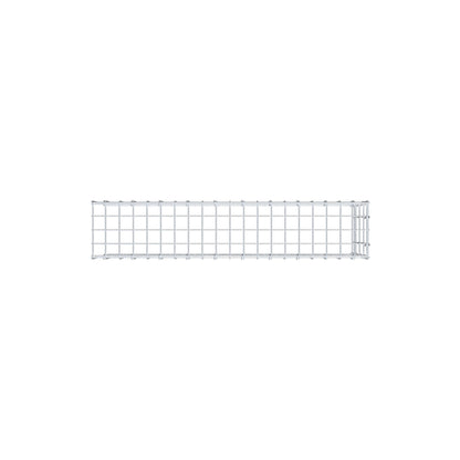 Pila adicional tipo 4 100 cm x 40 cm x 20 cm (L x A x P), malla 5 cm x 10 cm, anillo en C