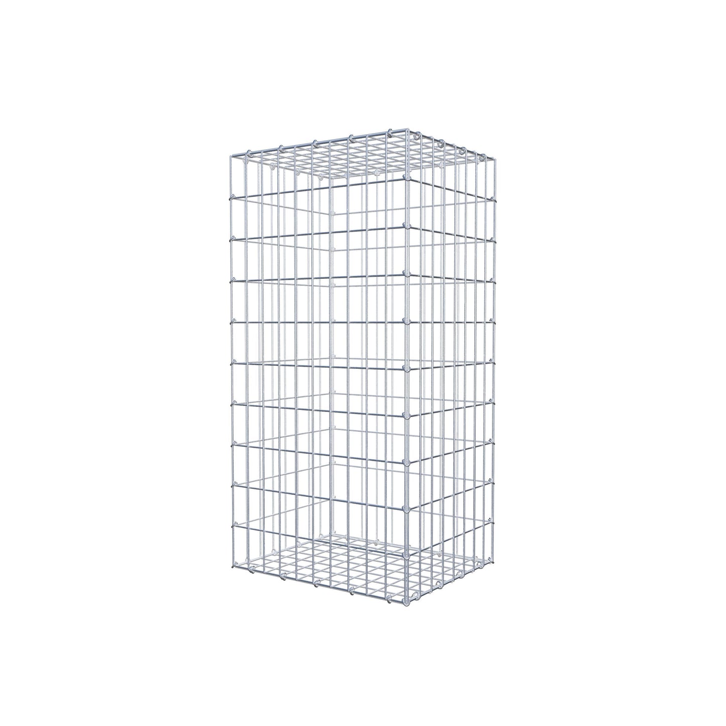 Gabion 100 cm x 40 cm x 50 cm (L x H x D), maskestørrelse 5 cm x 10 cm, C-ring