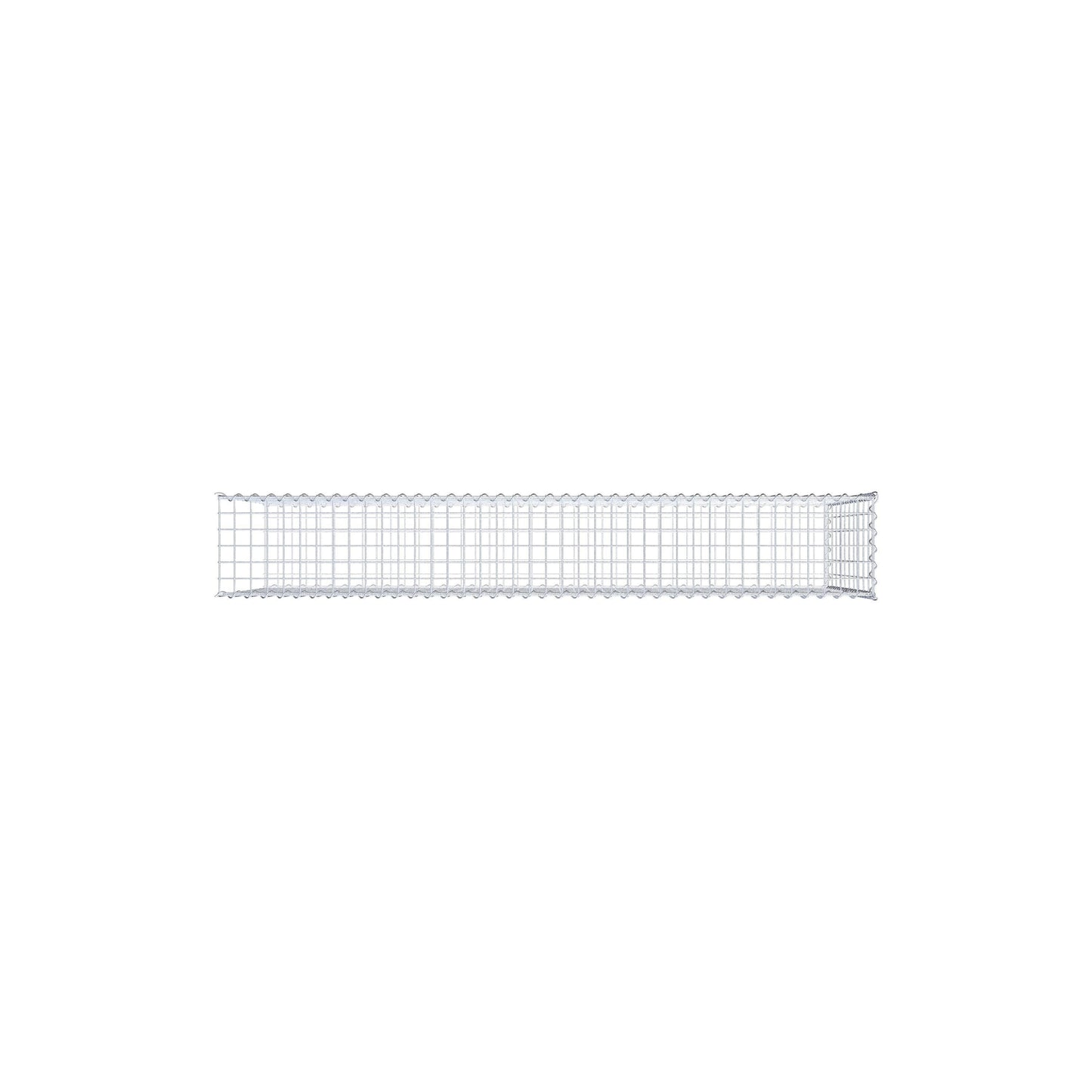 Anbaugabione Typ 2 200 cm x 100 cm x 30 cm (L x H x T), Maschenweite 5 cm x 10 cm, Spirale